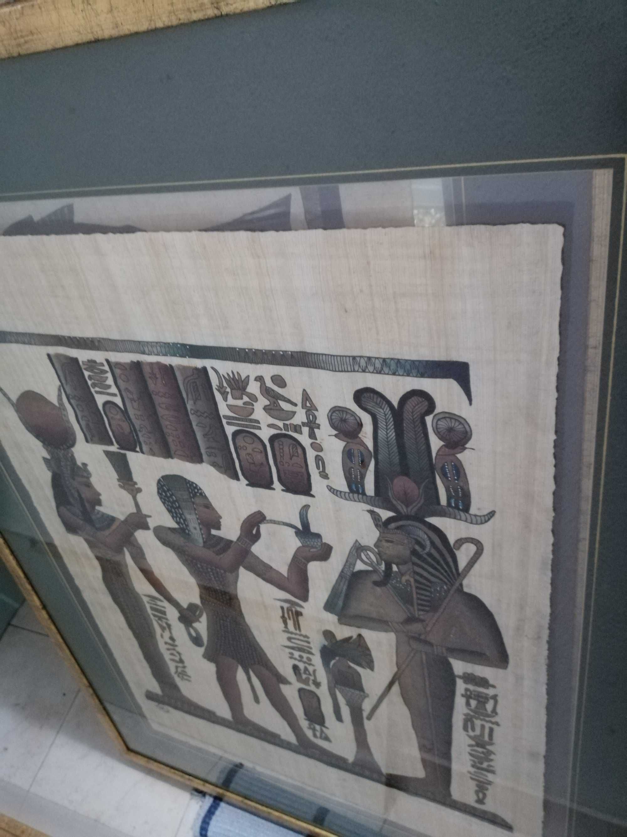 Quadros com telas egípcias