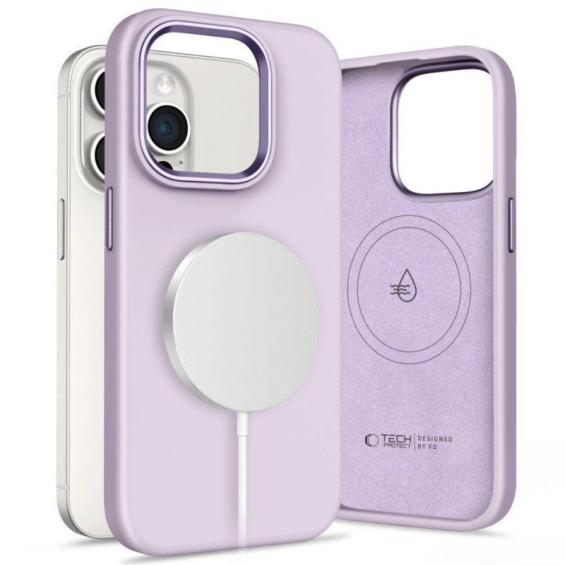 Tech-Protect Silicone Pure Magsafe Iphone 15 Pro Max Mauve