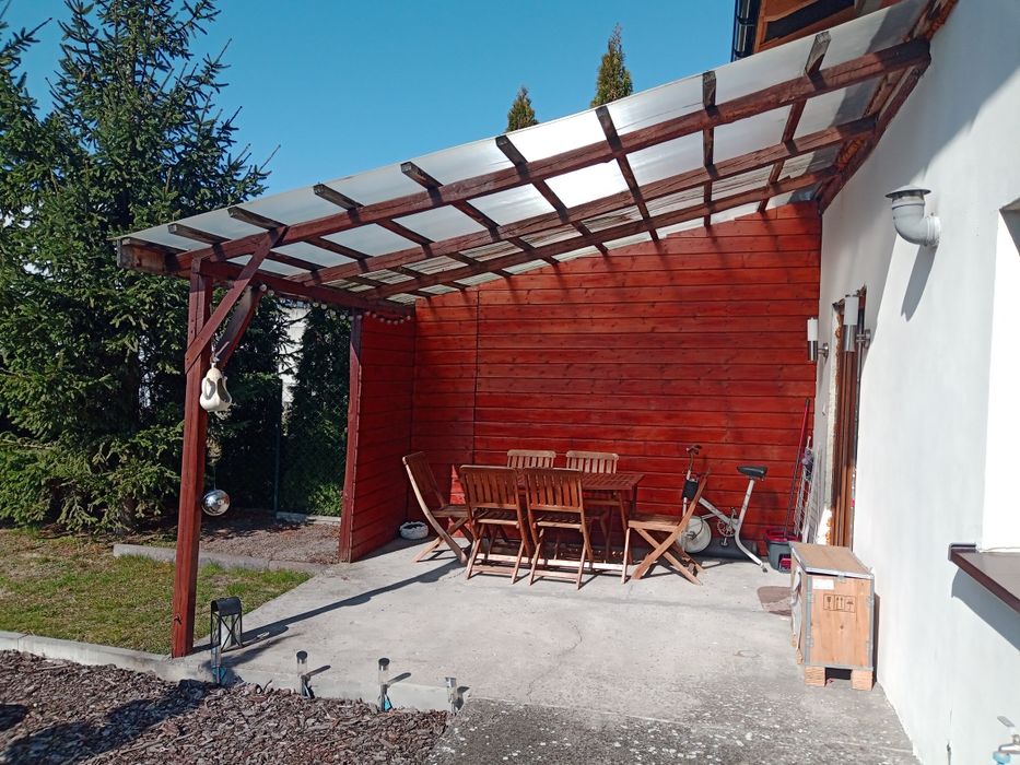 Konstrukcja tarasu zadaszenie pergola