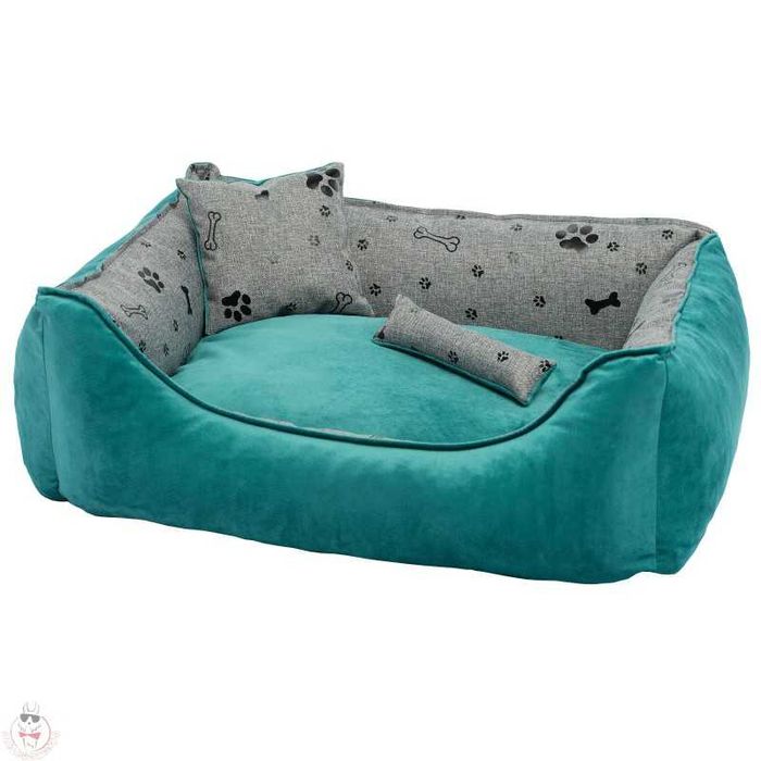 Legowisko Dla Psa i Kota Kanapa Apollo Czarne Łapki 60/50 Alelegowiska