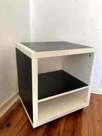 Estante (Cubo) Branco e preto |  52x52x57