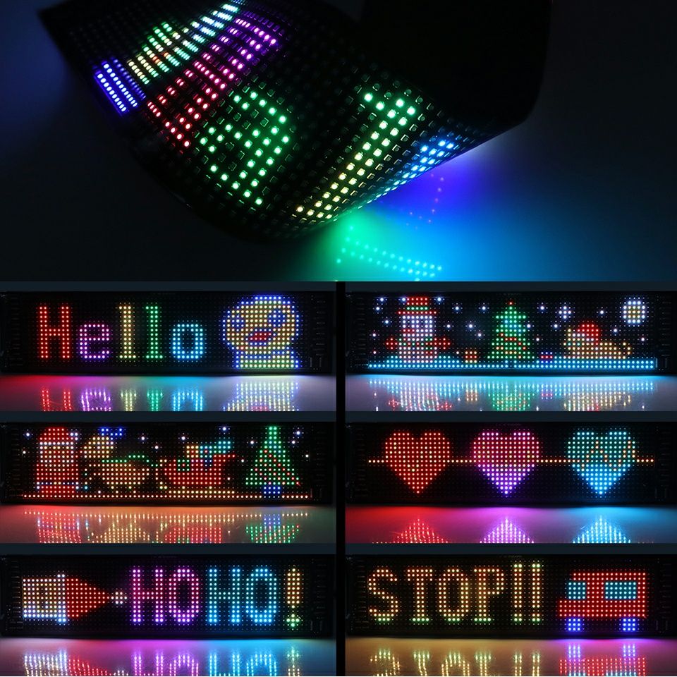 Konfigurowalna Tablica LED USB Bluetooth