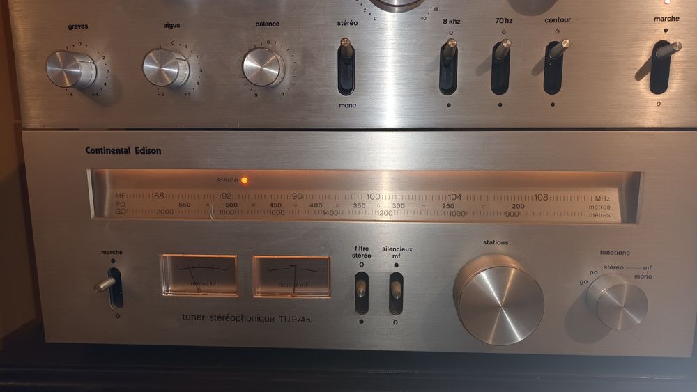 Wzmacniacz Continental Edison PA 9907 + tuner TU 9745 UNITRA