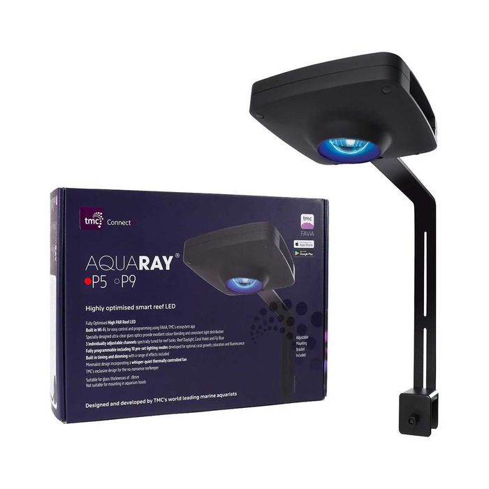 Luminaria para aquário LED AquaRay P5 e p9 TMC NOVO