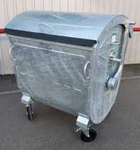 Оцинкованный контейнер для мусора ТБО евроконтейнер мусорный бак 1100