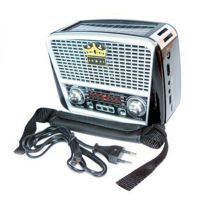 Портативный радиоприёмник Golon RX-455S + Bluetooth солнечная панель