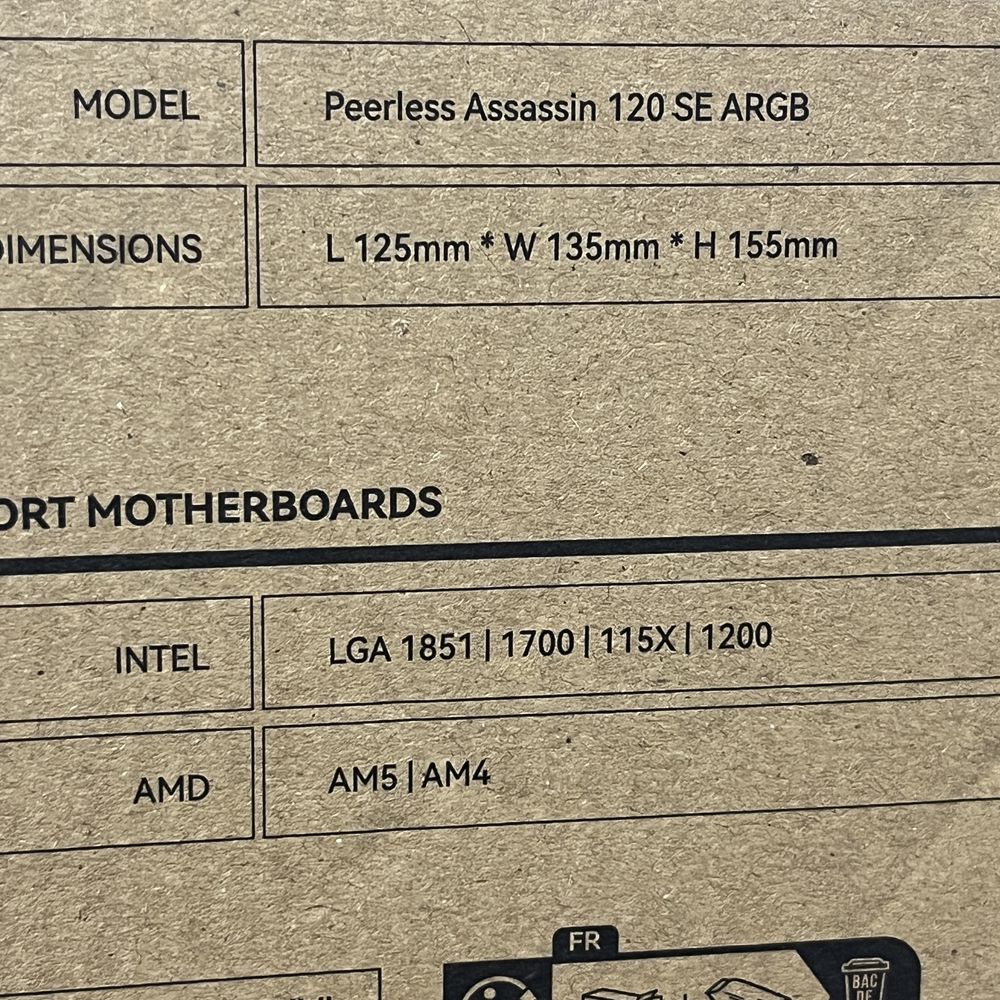 Новий Кулер Thermalright Peerless Assassin 120 SE ARGB