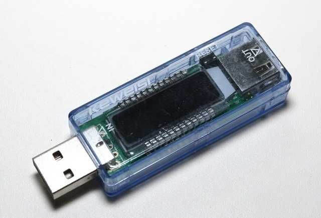 USB тестер Keweisi KWS-V20 для вимірювання параметрів USB зарядок