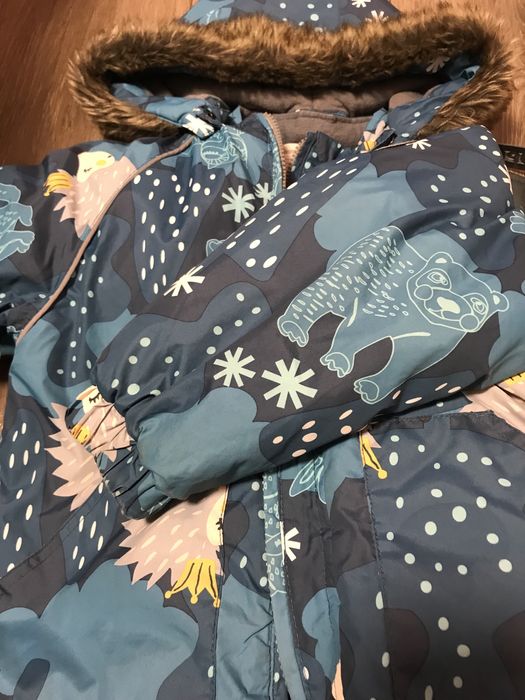 Зимовий комбінезон,напівкомбінезон для дівчинки чи хлопчика 98 розмір