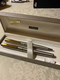 Conjunto de canetas INOXCROM Gold Electroplated 23’6 Kts nunca usada