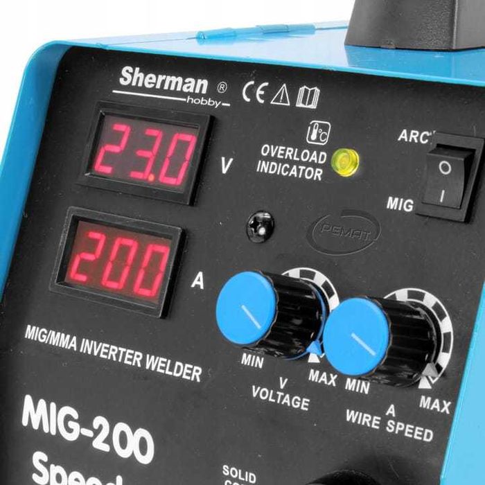 APARELHO SOLDA Sherman MIG 200 Speedy – conjunto n.3