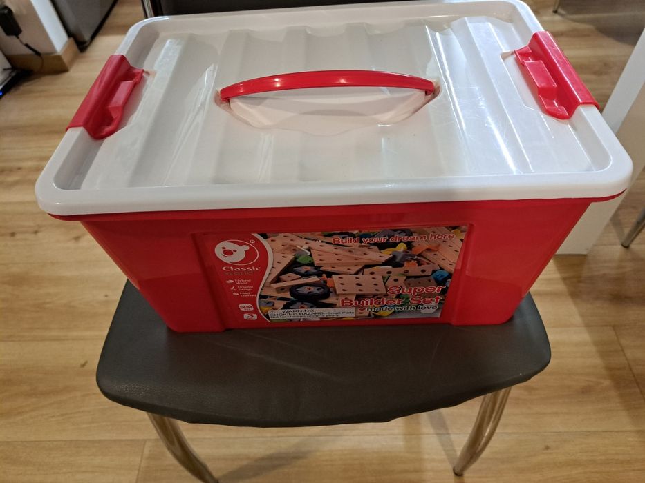 Classicworld Klocki Drewniane Mega Zestaw 500El.