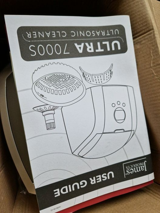 James Ultra 7000S myjka ultradźwiękowa do biżuterii monet płyt