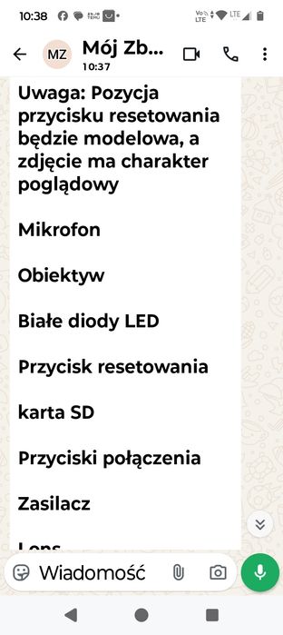 Kamera wifi ledowa z dźwiękiem