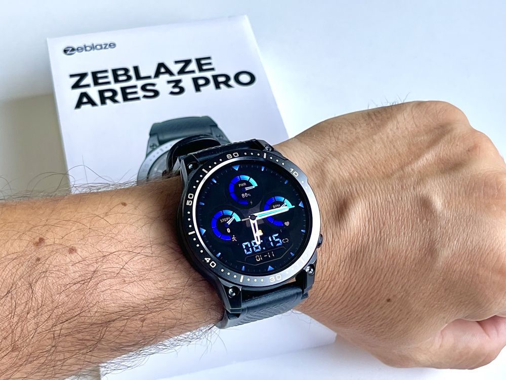 [NOVO] Smartwatch Zeblaze Ares 3 Pro (Preto)