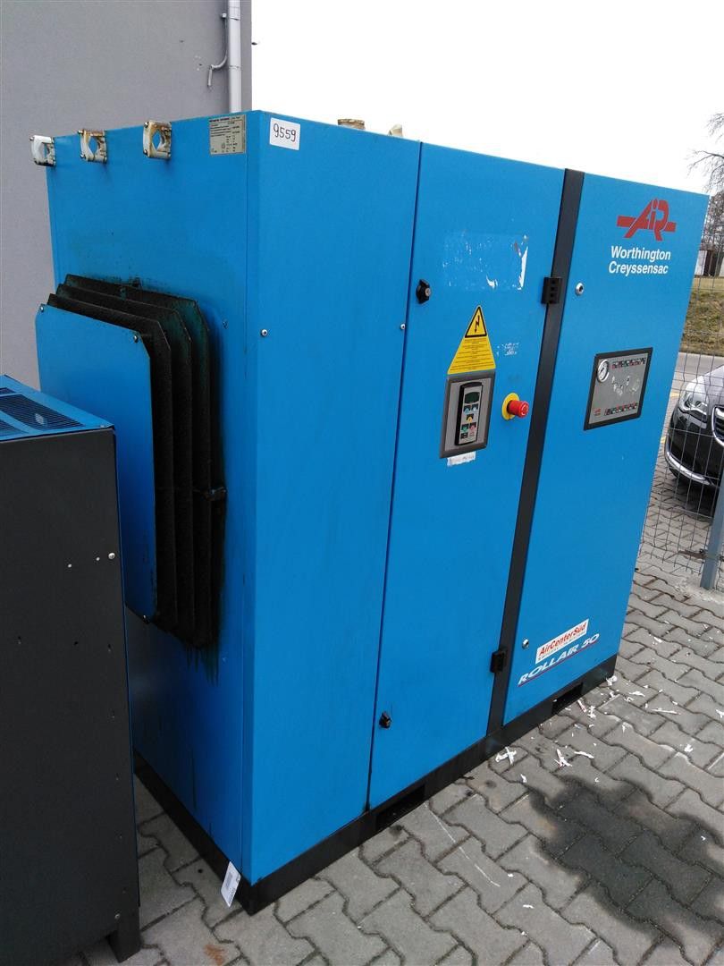 Sprężarka śrubowa,kompresor WORTHINGTON RLR50AM6, 37KW, S009559