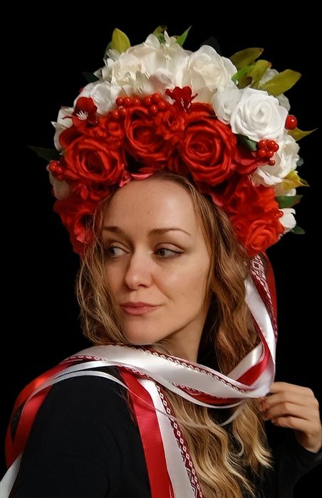 Wianek na głowę korona