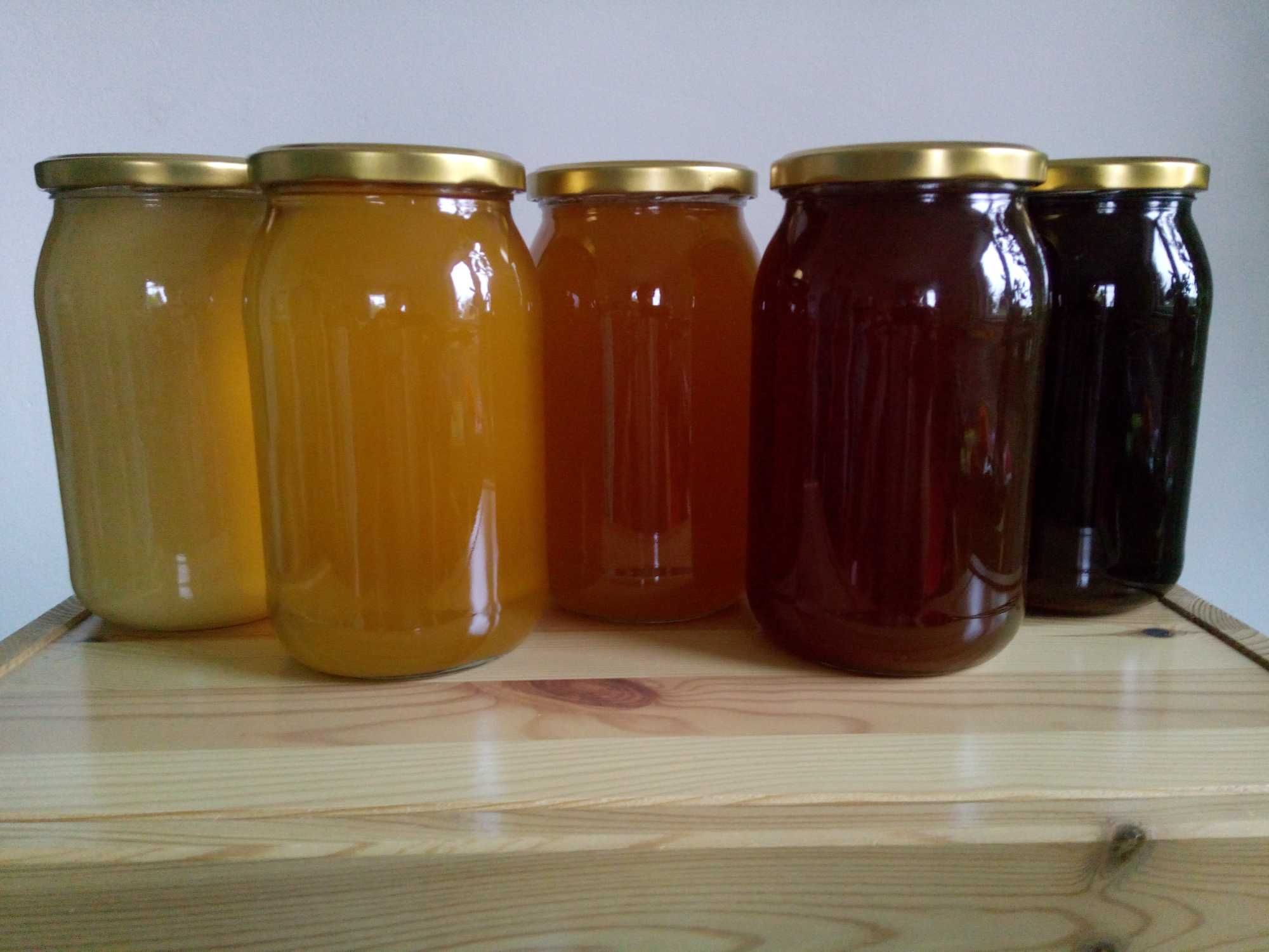 Miód pszczeli duży słoik 0,9 l