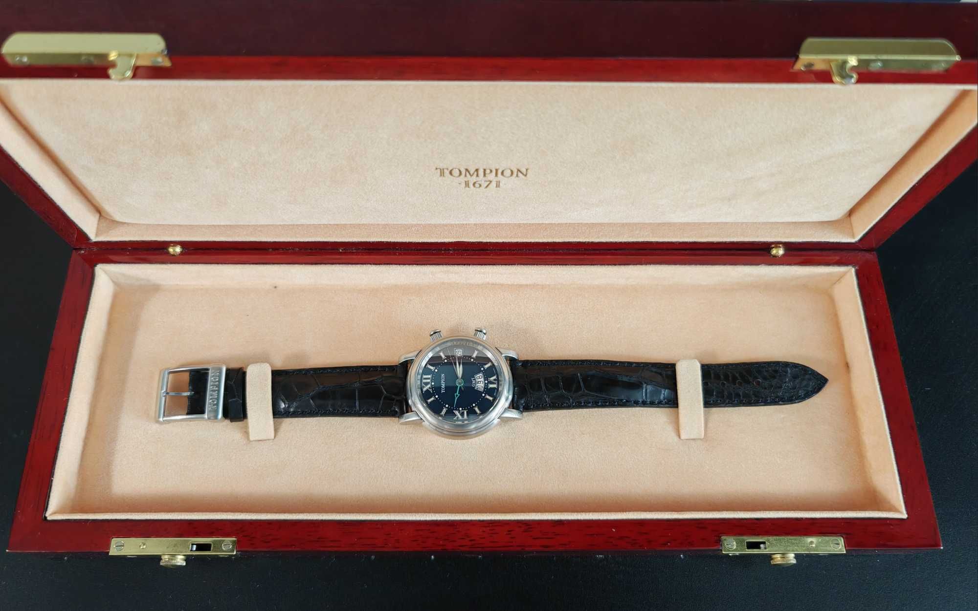 Чоловічий годинник Tompion (Graham) Automatic GMT Alarm 40.5mm Swiss
