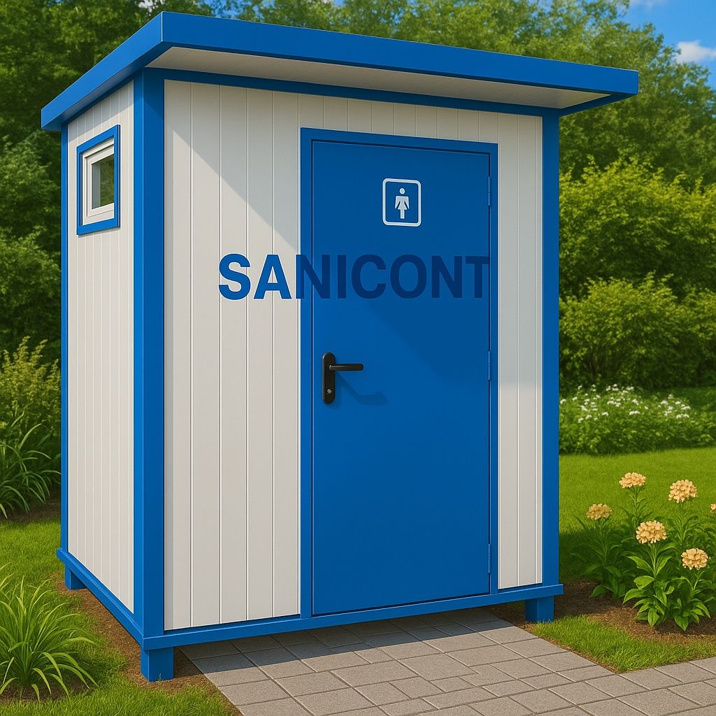 Kontener sanitarny W.C prysznic