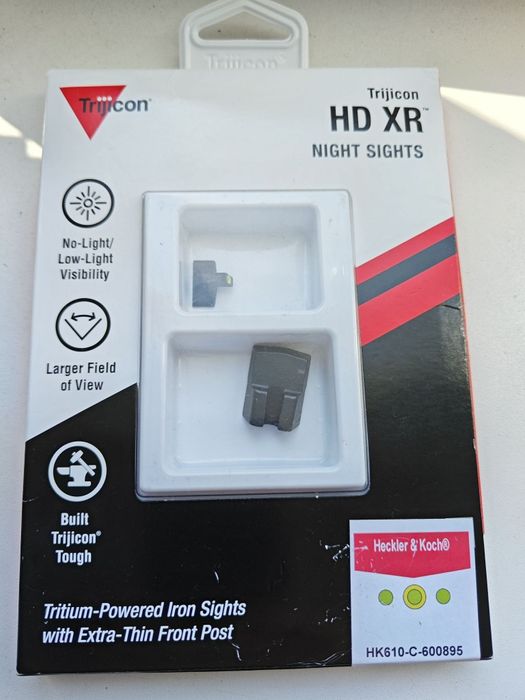 Тритиевая подсветка Trijicon HD XR night sights H&K P30,VP9 HK