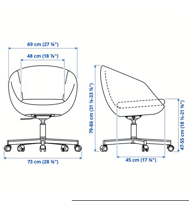 Cadeira Escritório SKRUVSTA