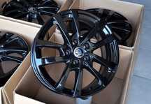 Alufelgi 17 5x112 Skoda Octavia Superb Yeti Karoq Oryginał Czarne 218#