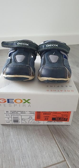 Geox - sandaly - r.22 - 13cm - chlopiece