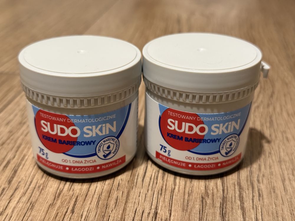SUDO SKIN krem regeneracyjny barierowy 2 sztuki nowe kremy!