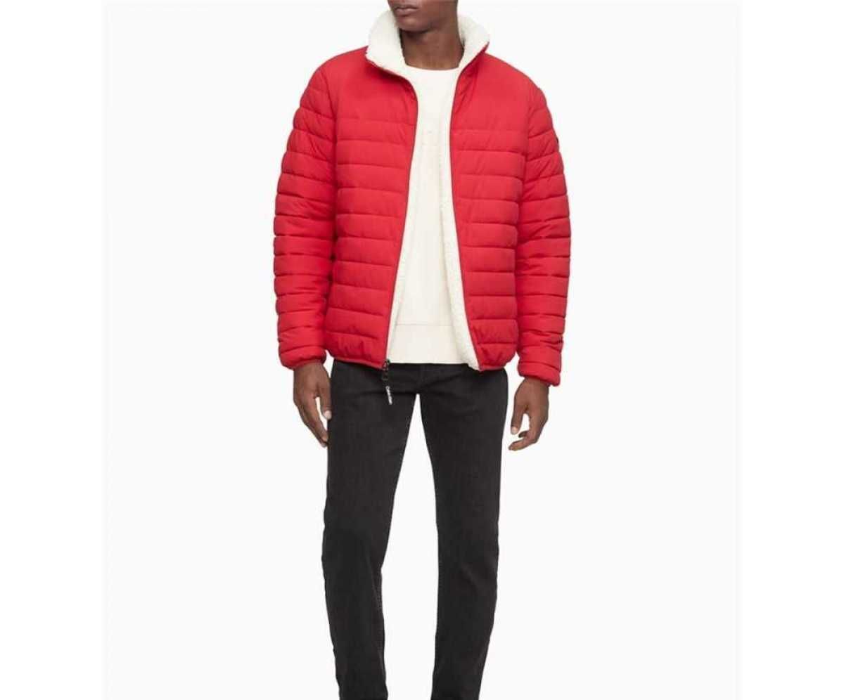 Куртка зимняя Calvin Klein Sherpa Full Zip Puffer Jacket  XL