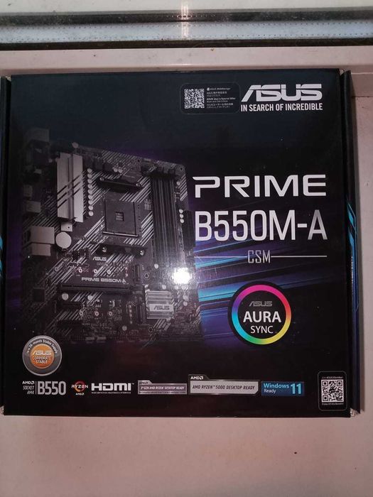 Продам материнскую плату ASUS PRIME B550M-A (CSM)