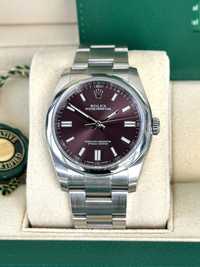Rolex oyster perpetual 36mm 2018 red grape