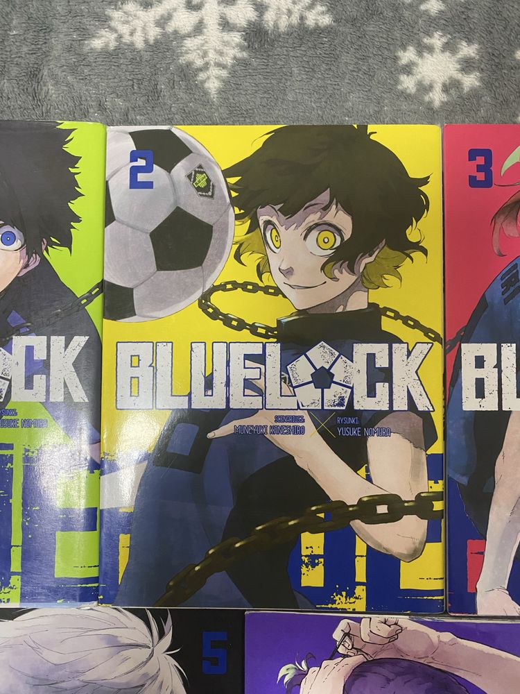 Manga Blue Lock tom 1, 2, 3, 4, 5, 7, 8 – jak nowe!