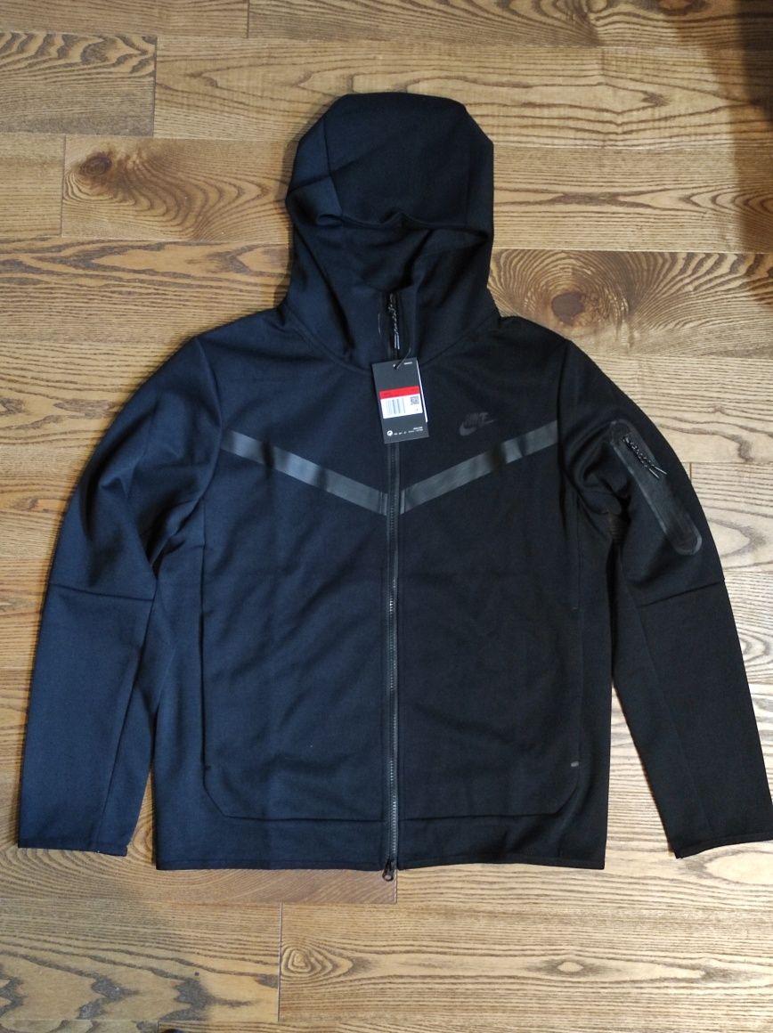 Кофта Nike Tech Fleece чорна