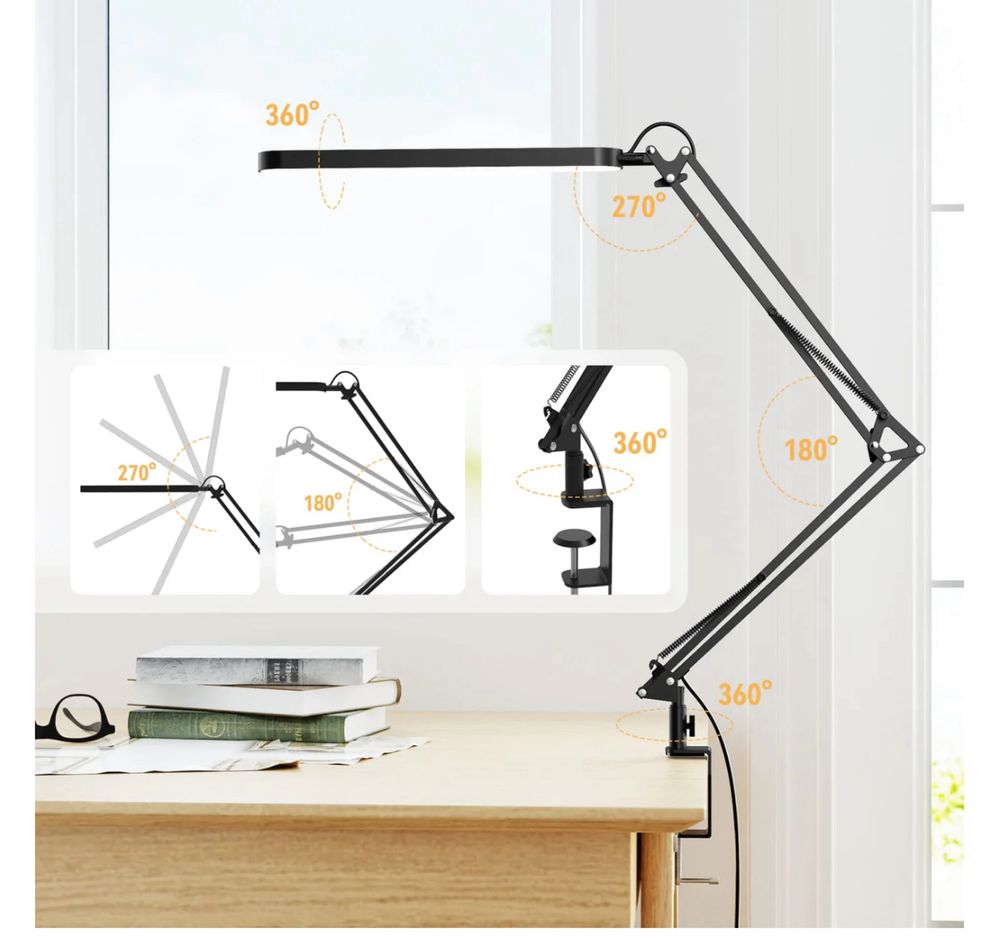 Lampa biurkowa LED Możliwość przyciemniania - 80 cm