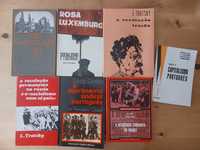 Livros políticos - Rosa Luxemburg, Karl Marx, Engels, etc.