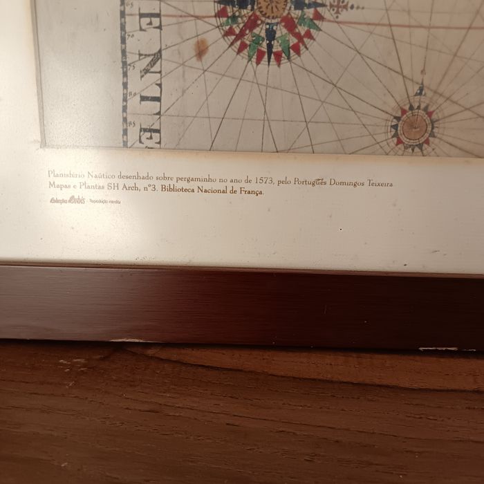 Planisfério Tratado Tordesilhas