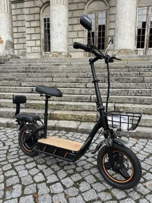 Електросамокат Kugoo Kirin C1 Pro (500 Вт; 26 А·год; 48 В), Чорний