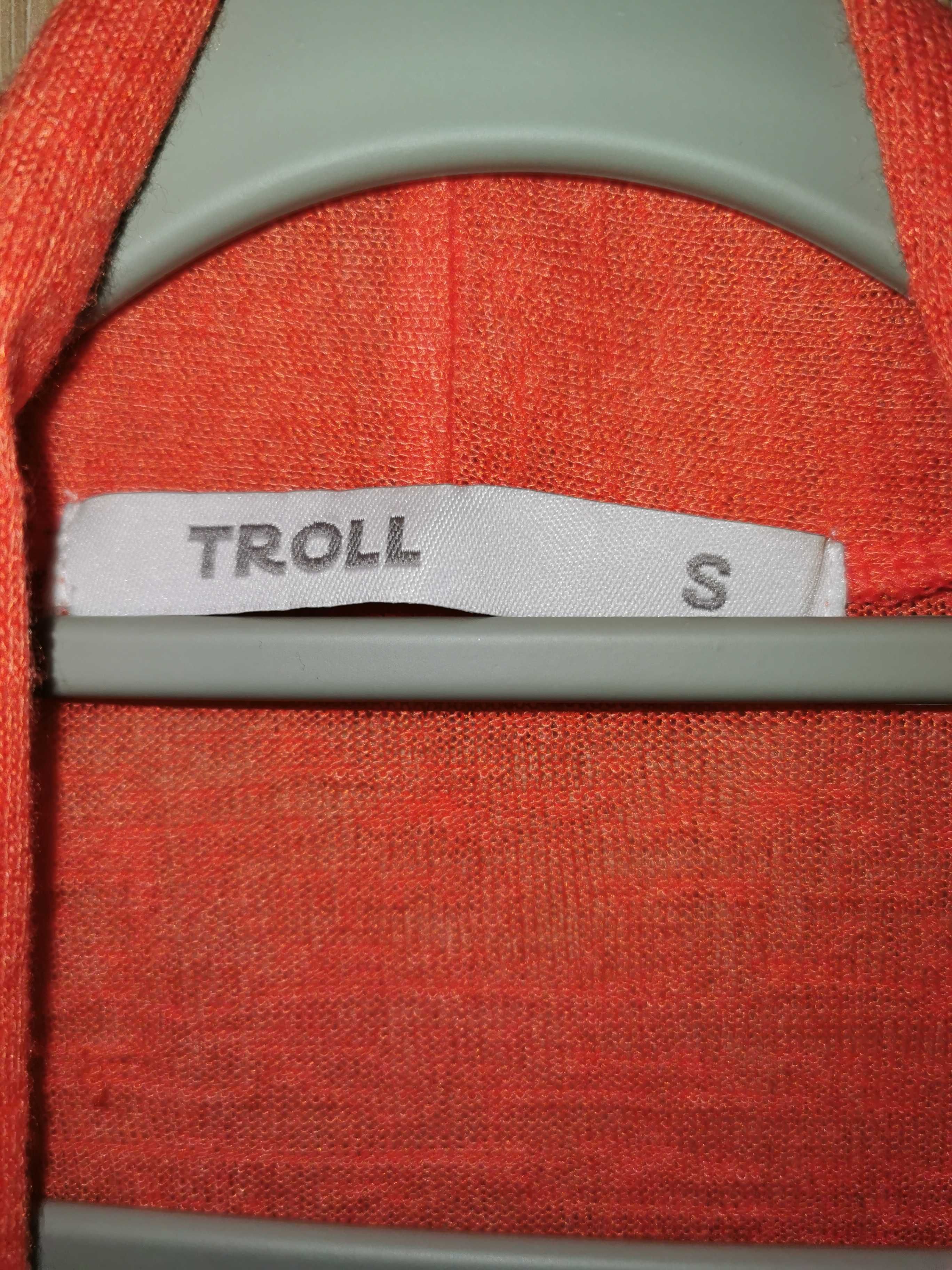 Troll - pomarańczowy kardigan - rozmiar S