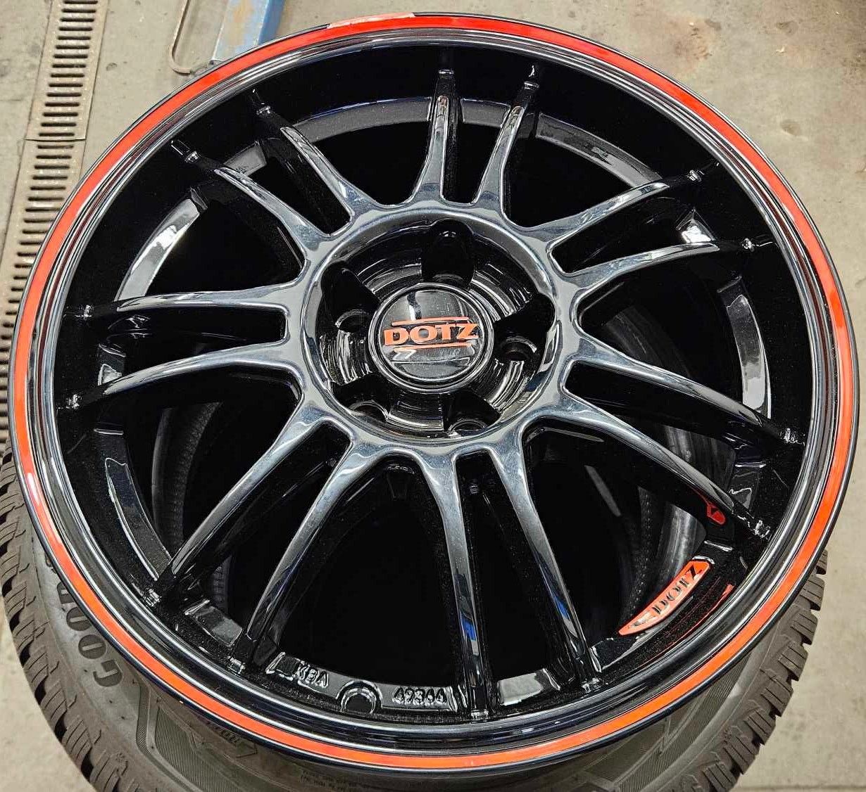 1x Felga DOTZ Shift Pinstripe Red 16 5x100 ET35 OSIP6BR35 [U]