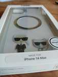 Karl Lagerfeld Karl & Choupette Aluminium - etui iPhone 14