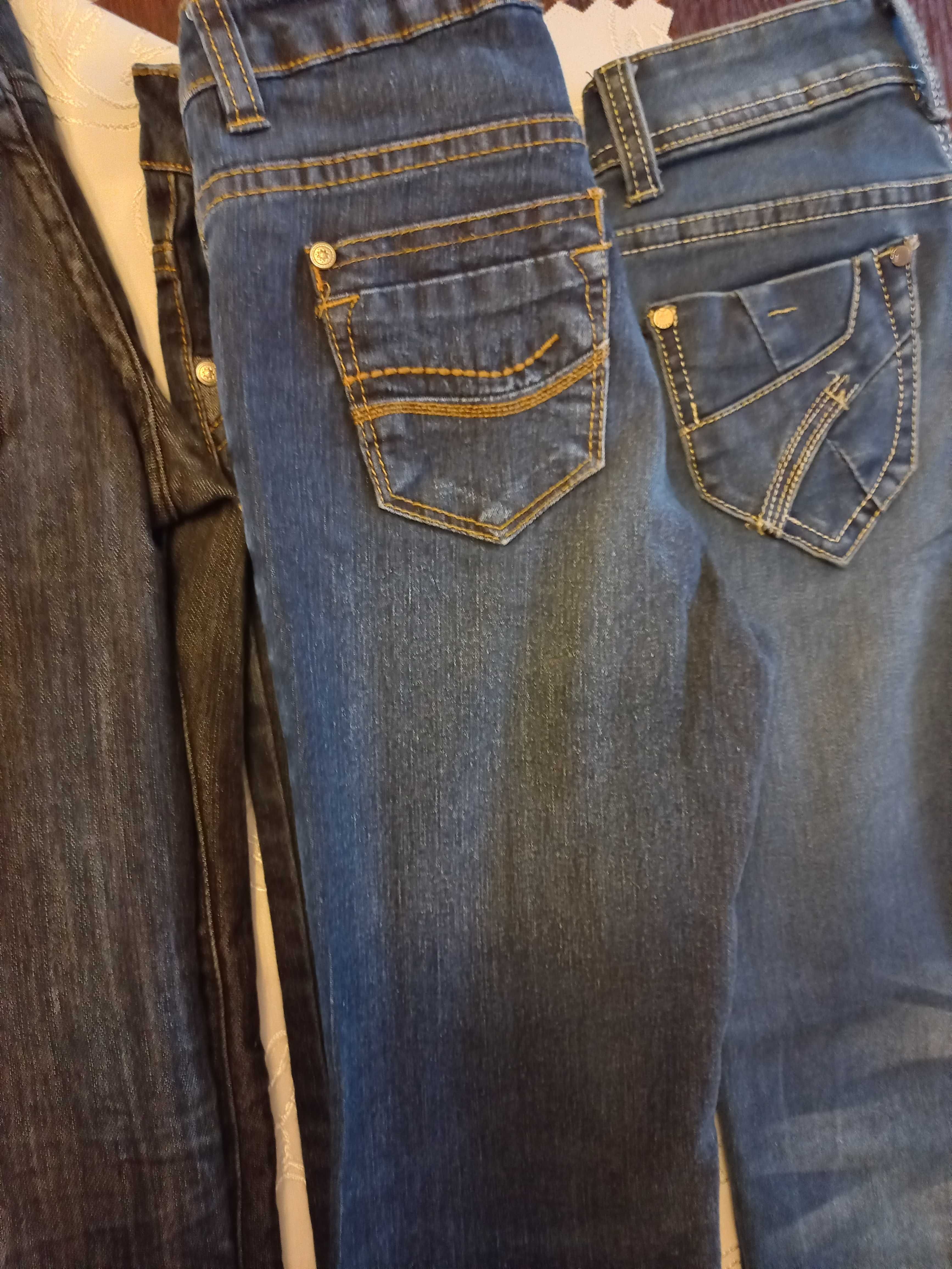 Spodnie dziewczęce jeans mix rozm.140