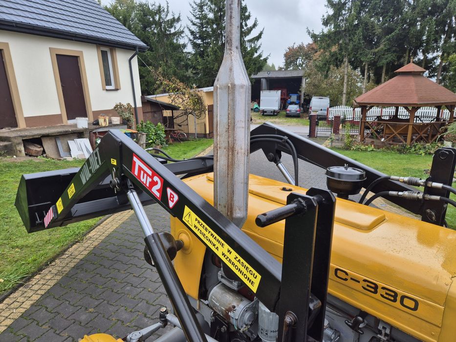 Ciągnik Ursus C-330, 1982r. Oryginał z Turem ok.2500mtg