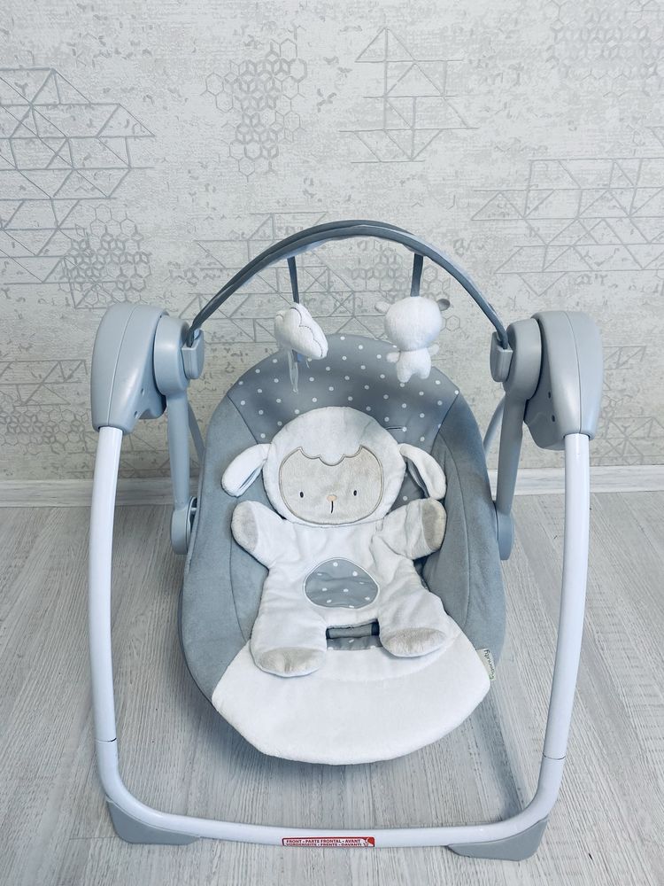 Крісло-качеля Ingenuity Comfort 2 Go – Cuddle Lamb