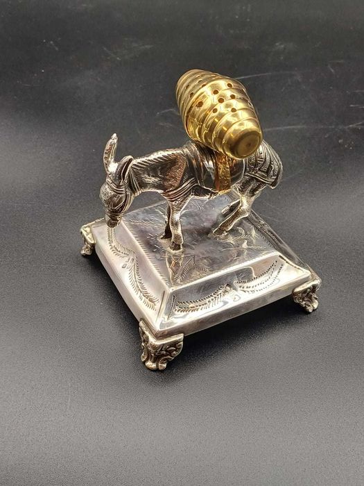 Paliteiro Antigo em Prata Portuguesa