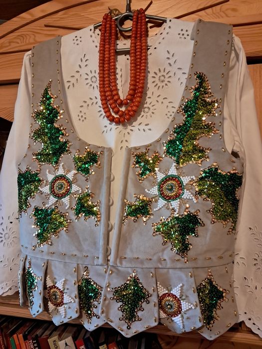 Gorset góralski Ręcznie haftowany