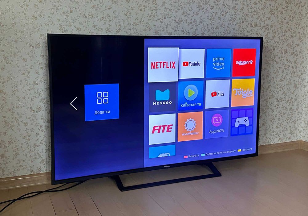 SMART-телевізор Hisense 55" 4K Ultra HD HDR10+ / HLG / Dolby Vision