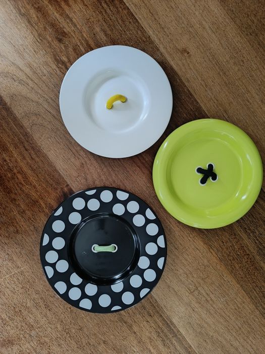 Ozdoba ścienna ikea guziki unikat 25-28 cm