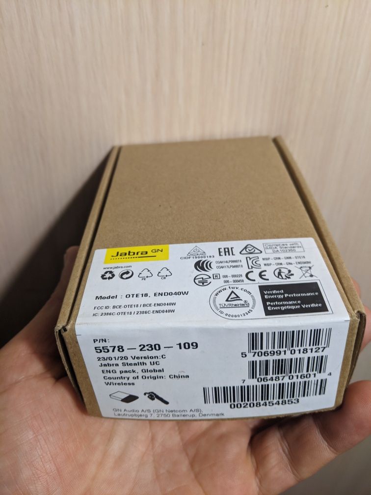 Гарнітура блутуз Jabra Stealth UC MS оригінал новенька! Talk 25