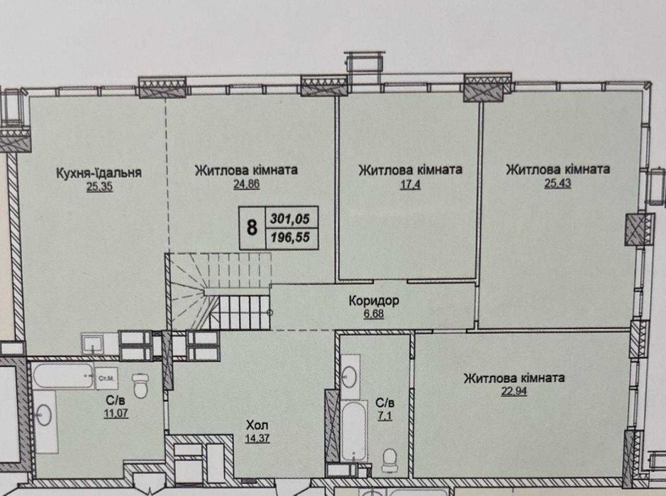 БЕЗ%! Продається дворівнева 8к.квартира в ЖК Новопечерські Липки